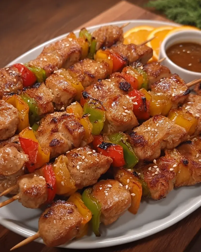 Chinese chicken on a stick Chinese chicken on a stick