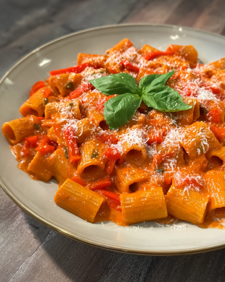 Roasted Pepper & Tomato Pasta Roasted