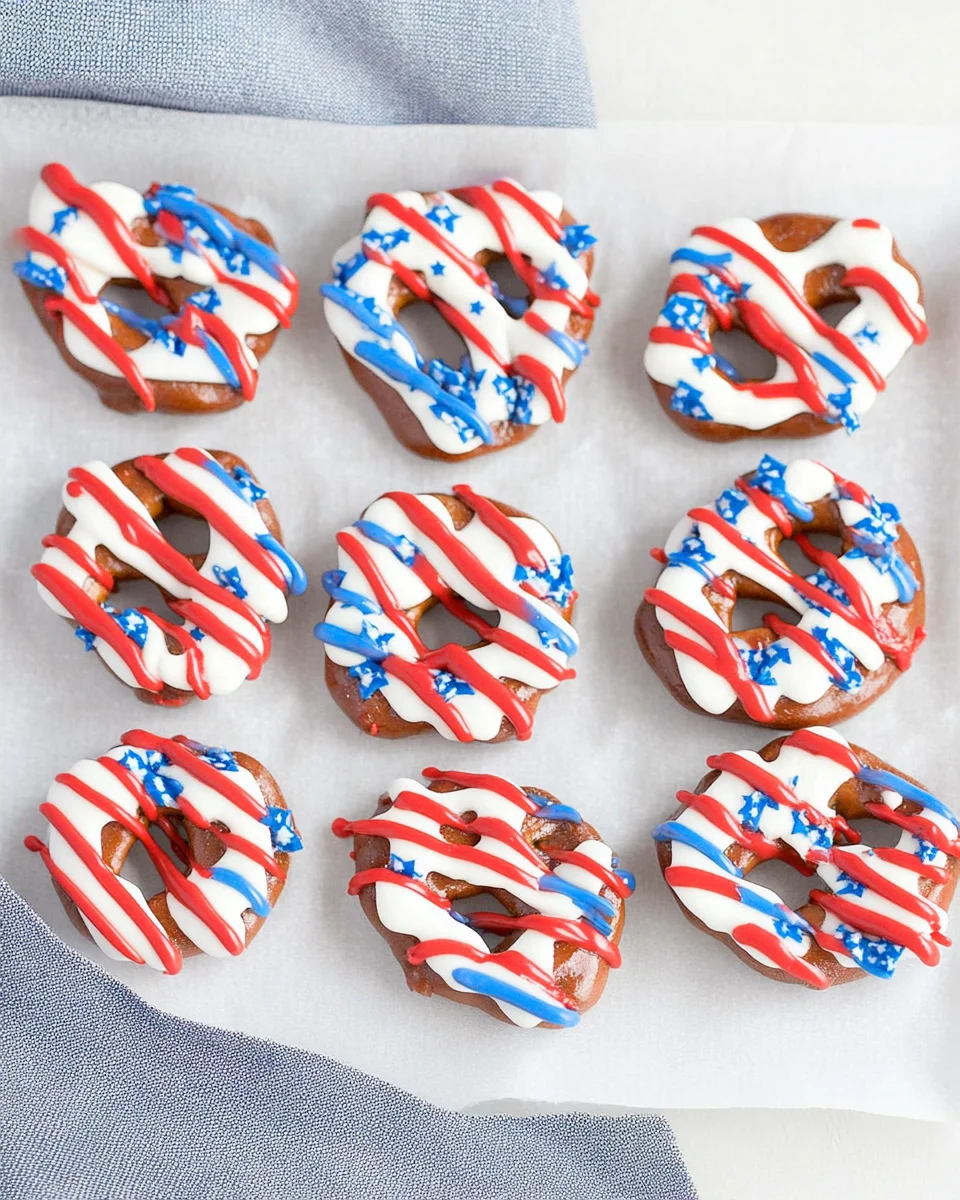 Patriotic Pretzels Patriotic