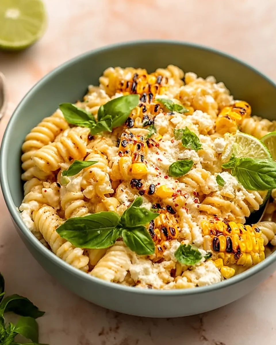 Creamy Street Corn Pasta Salad Creamy