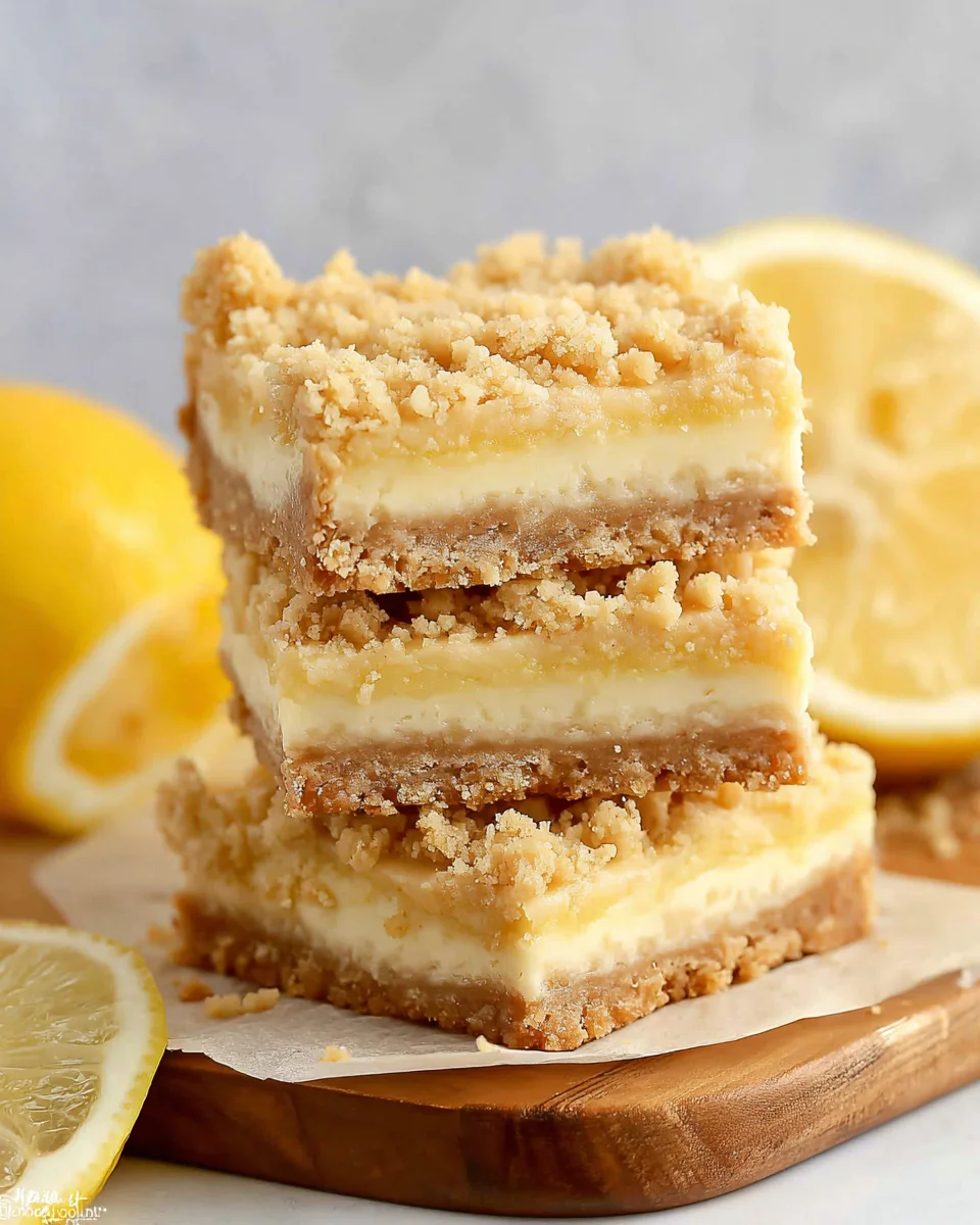Homemade Lemon Crumb Bars Homemade