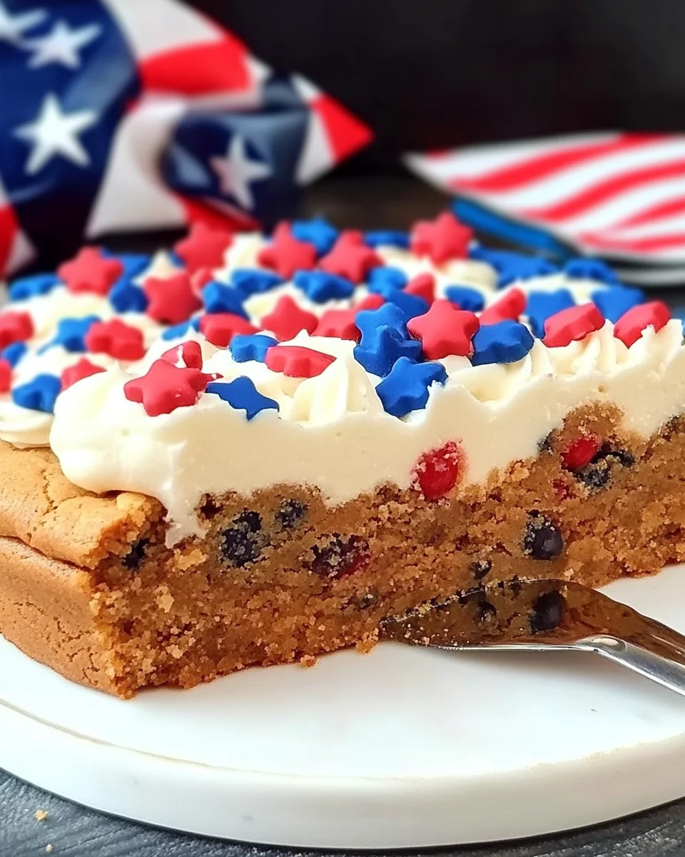 4th of July Cookie Cake 4th
