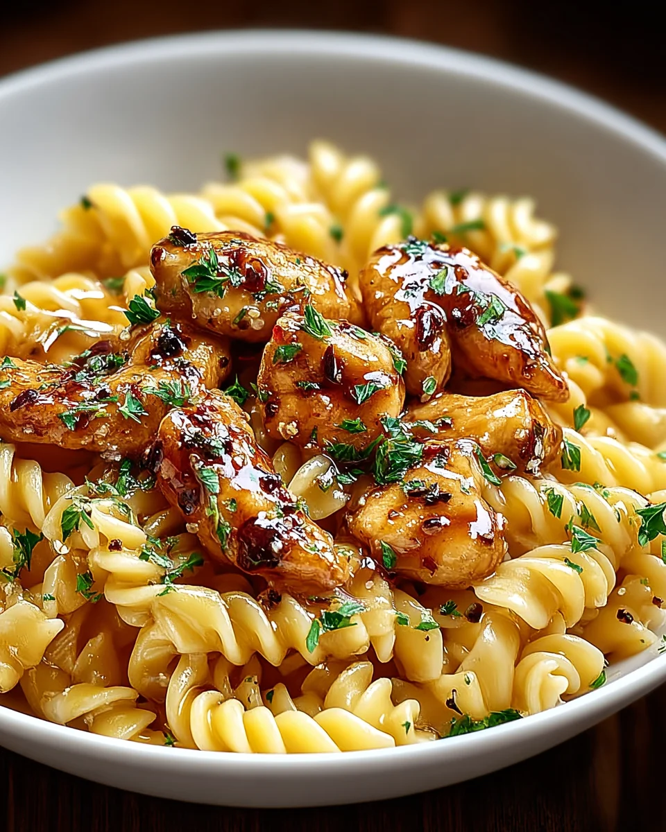 Honey Pepper Chicken Pasta Honey