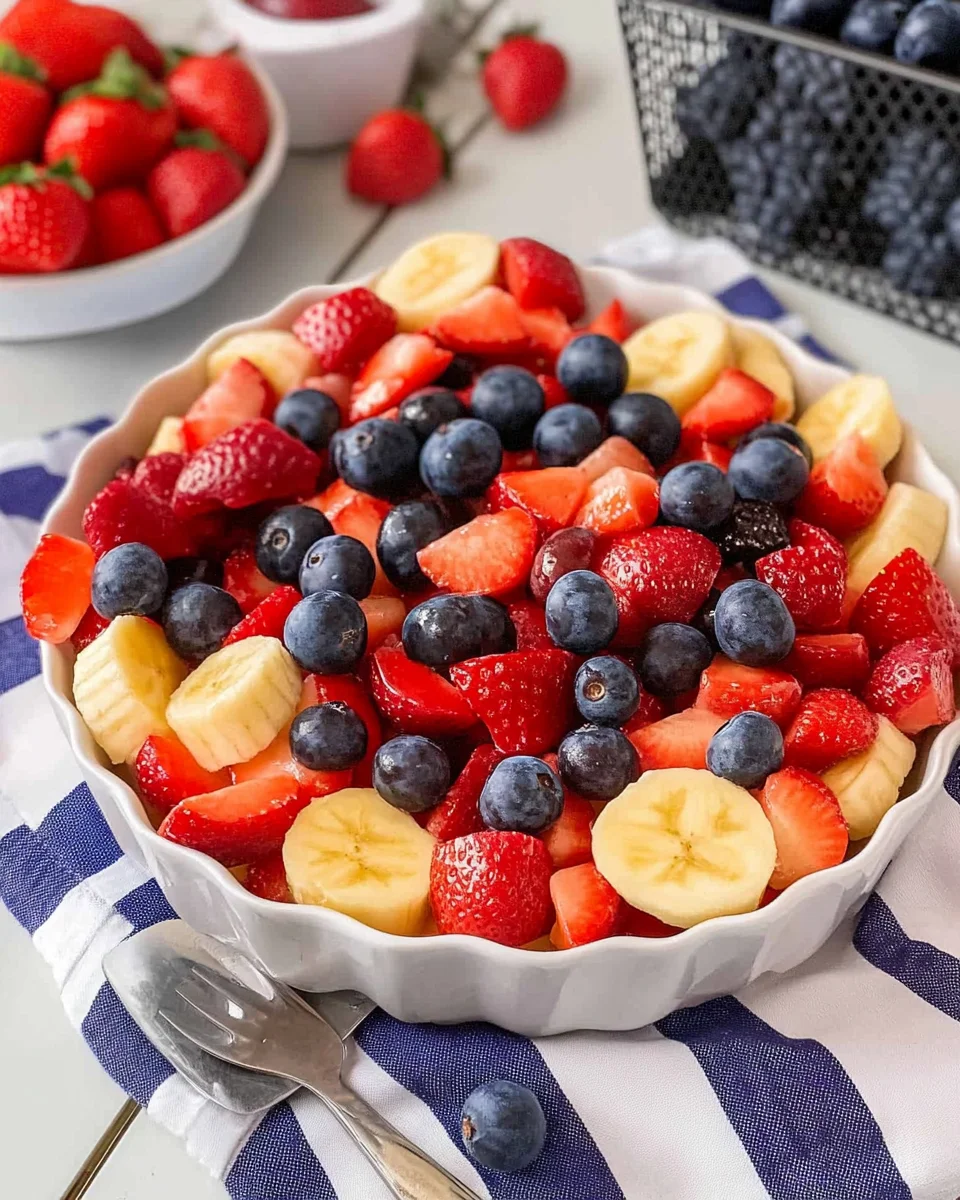 4th of July Fruit Salad 4th