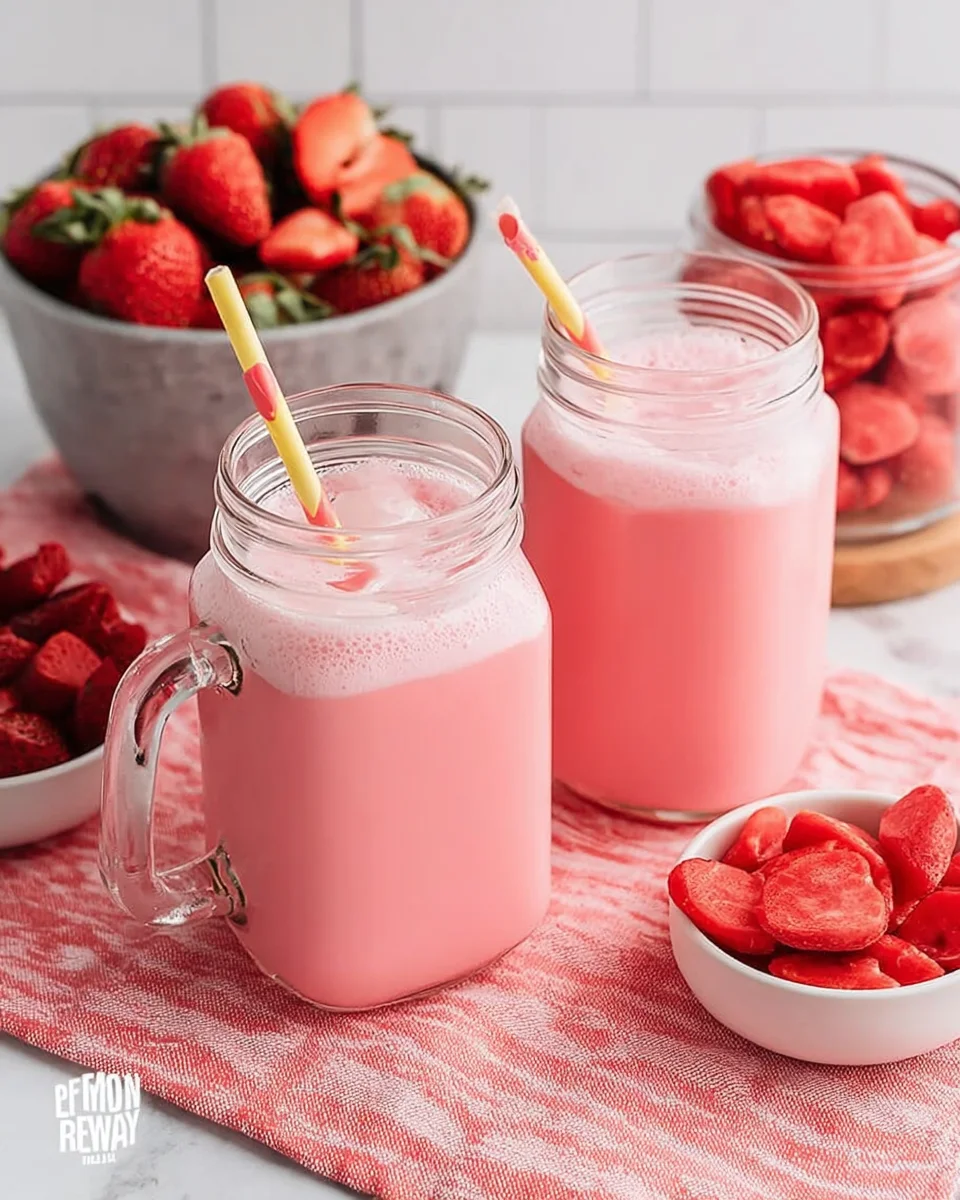 Healthy Pink Drink Strawberry Refresher Healthy