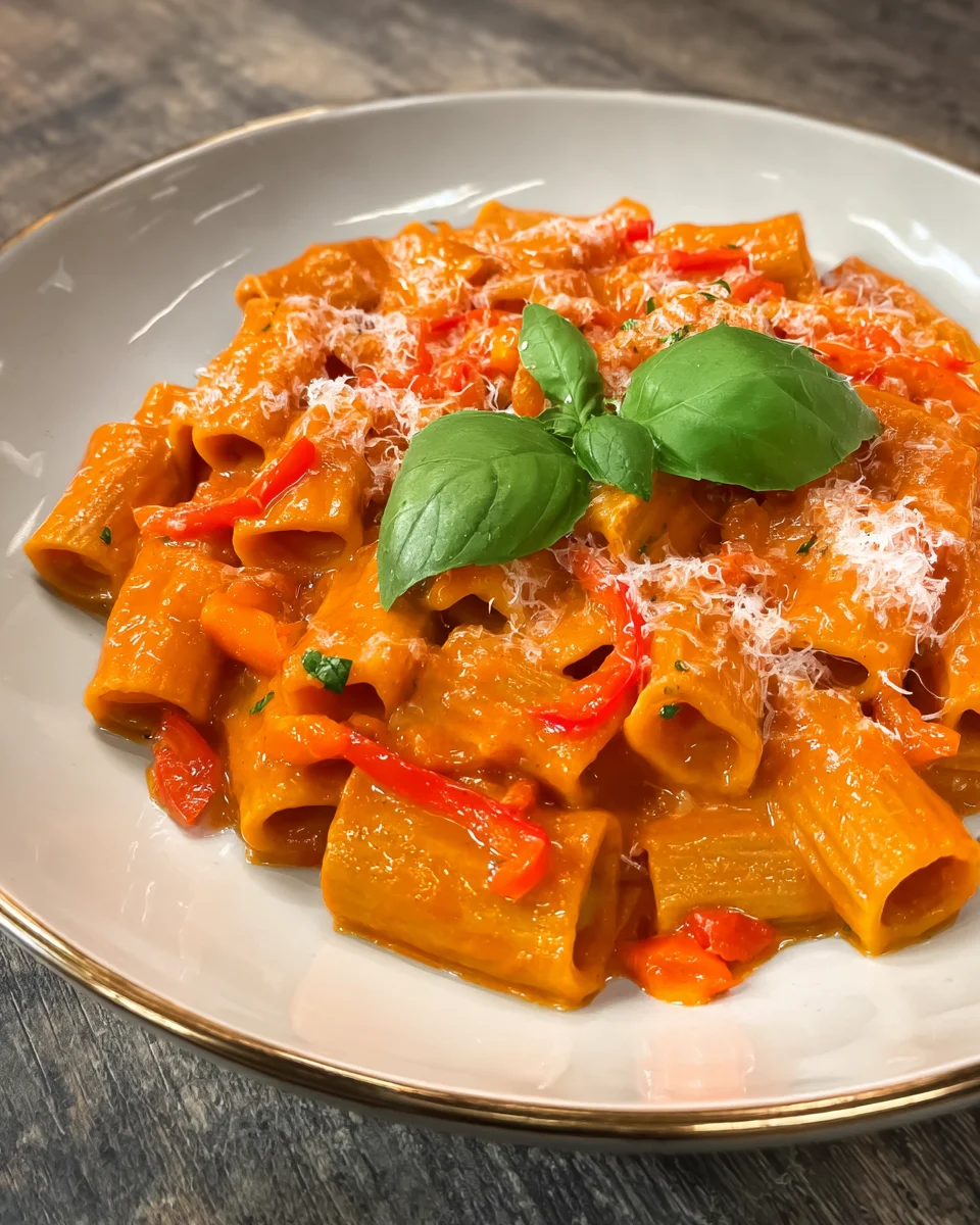 Roasted Pepper & Tomato Pasta Roasted