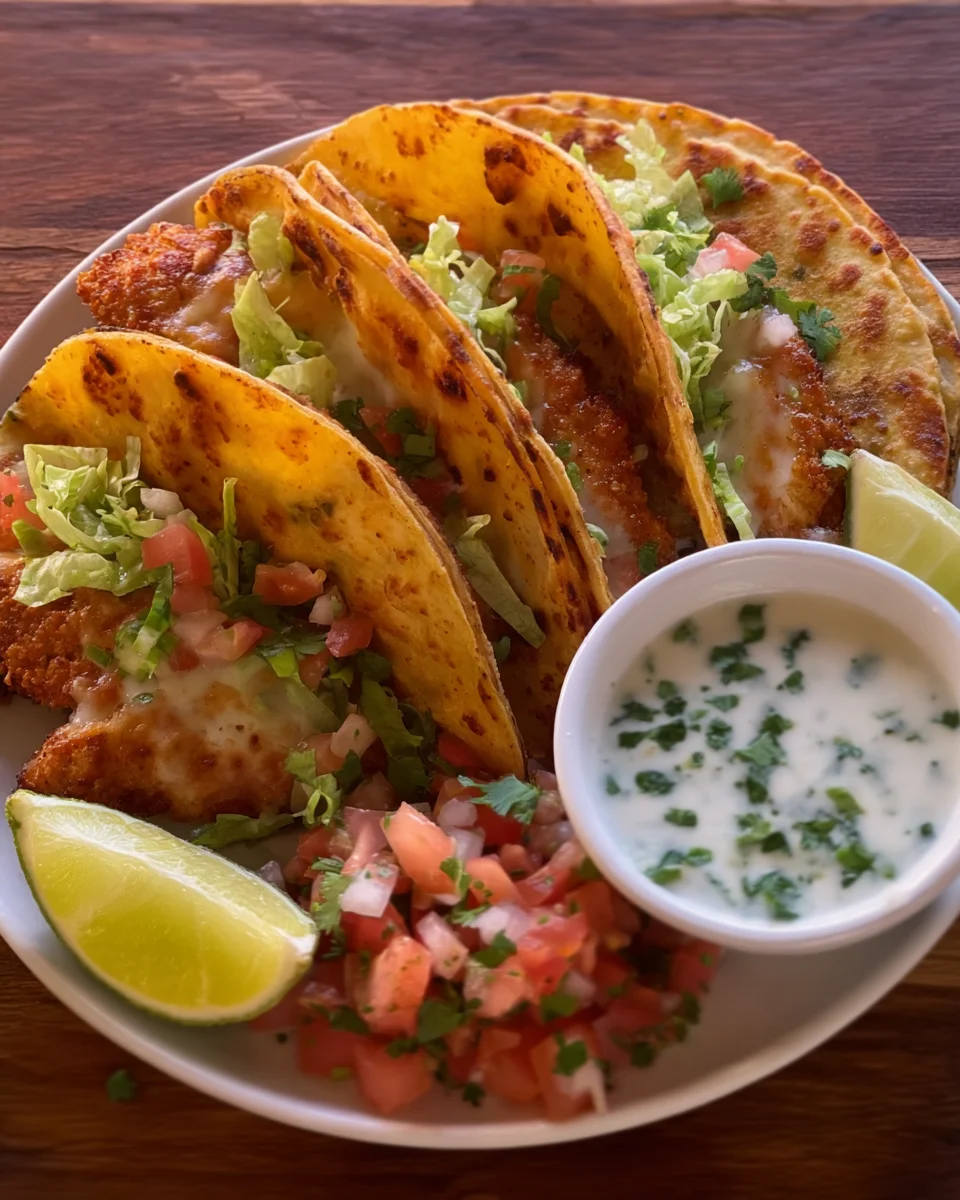 Crispy Chicken Tacos Crispy