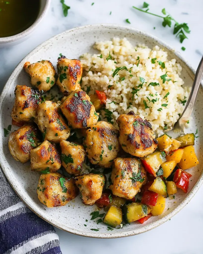 15-Minute Garlic Butter Chicken Bites 15-Minute Garlic Butter Chicken Bites