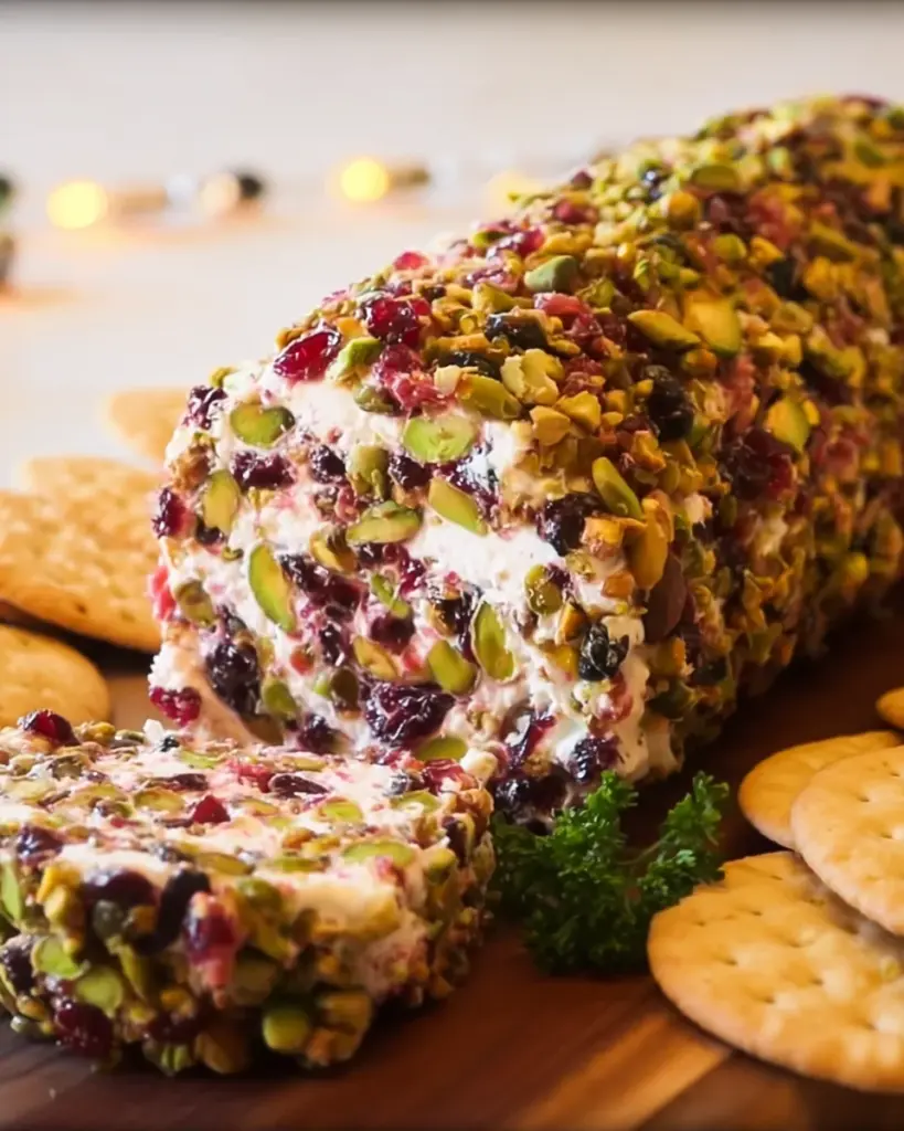 Cranberry Pistachio Cheese Log (10 minutes) Cranberry Pistachio Cheese Log (10 minutes)