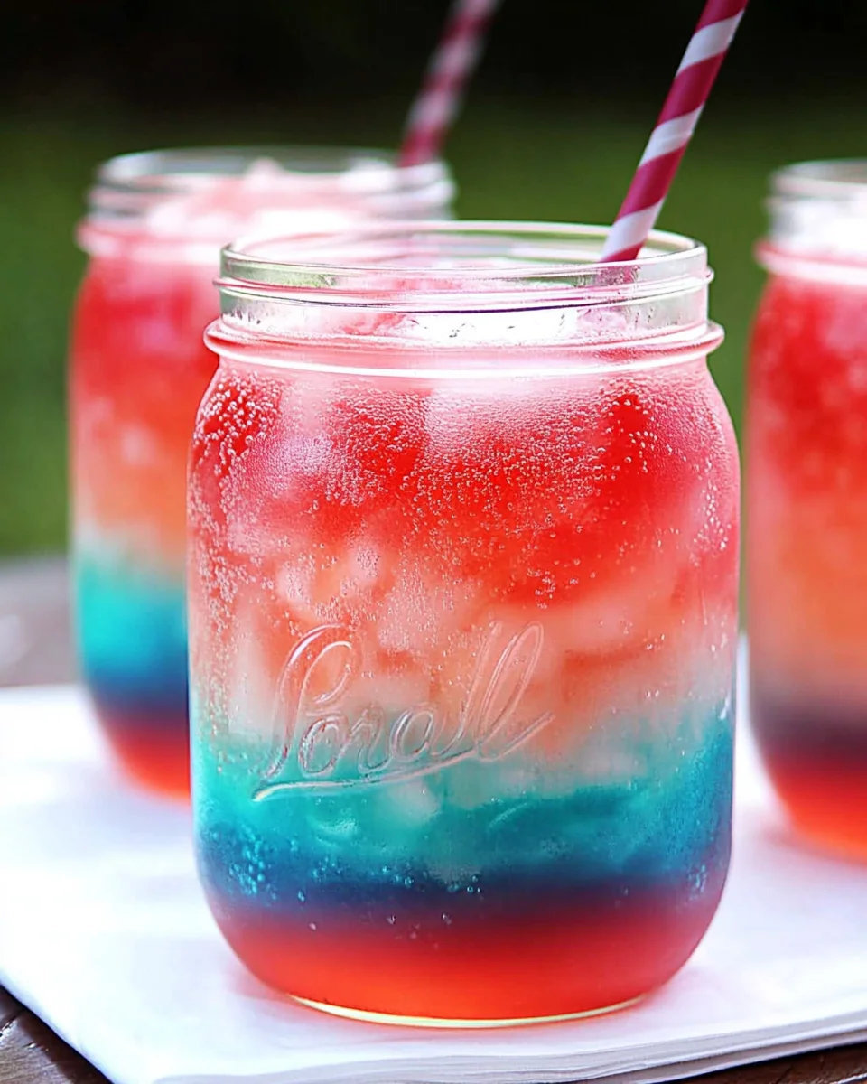 Non-Alcoholic Layered Drinks Non-Alcoholic