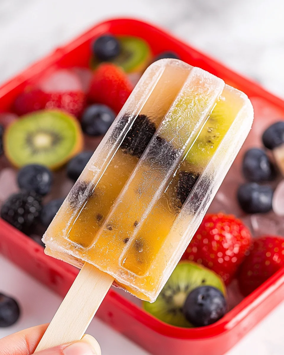 Fruit Popsicles Fruit