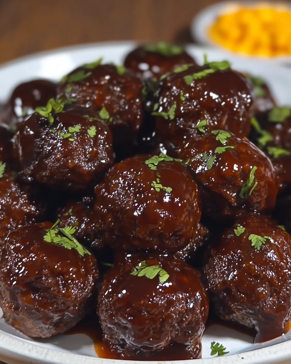 BBQ Jerk Meatballs BBQ