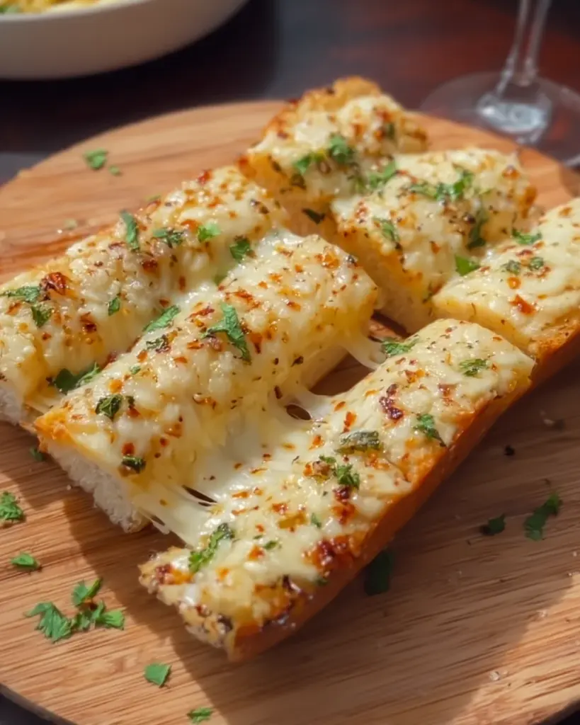 Extra Cheesy Garlic Bread Extra Cheesy Garlic Bread