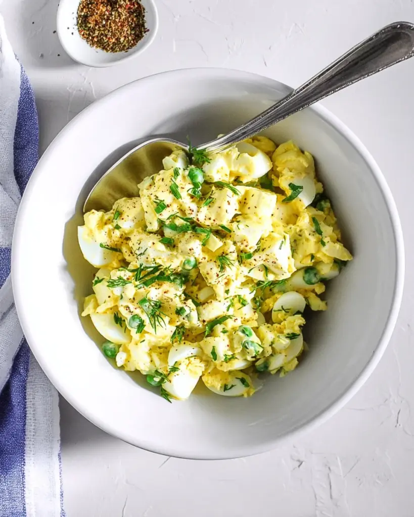 Healthy High Protein Egg Salad With Greek Yogurt