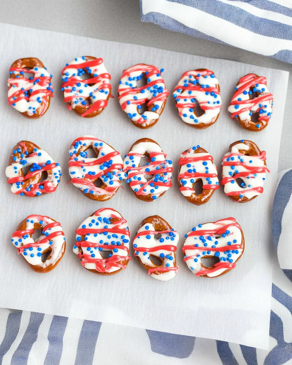 Patriotic Pretzels Patriotic