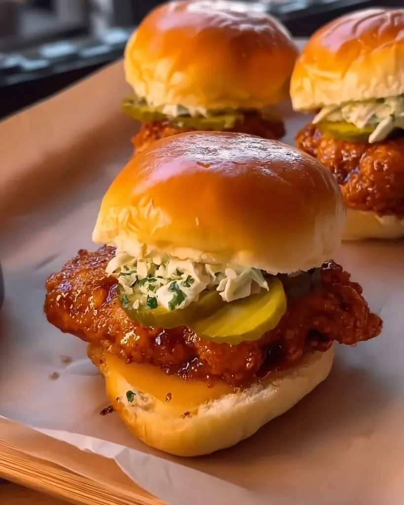 Hot Honey Chicken Sliders Hot Honey Chicken Sliders