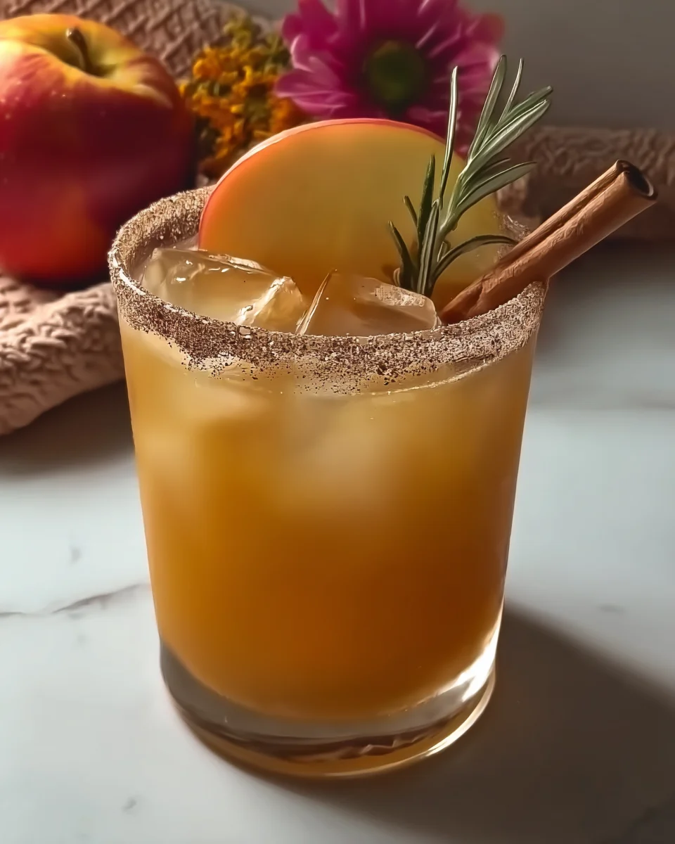 Spiced Apple Cider Margarita Spiced