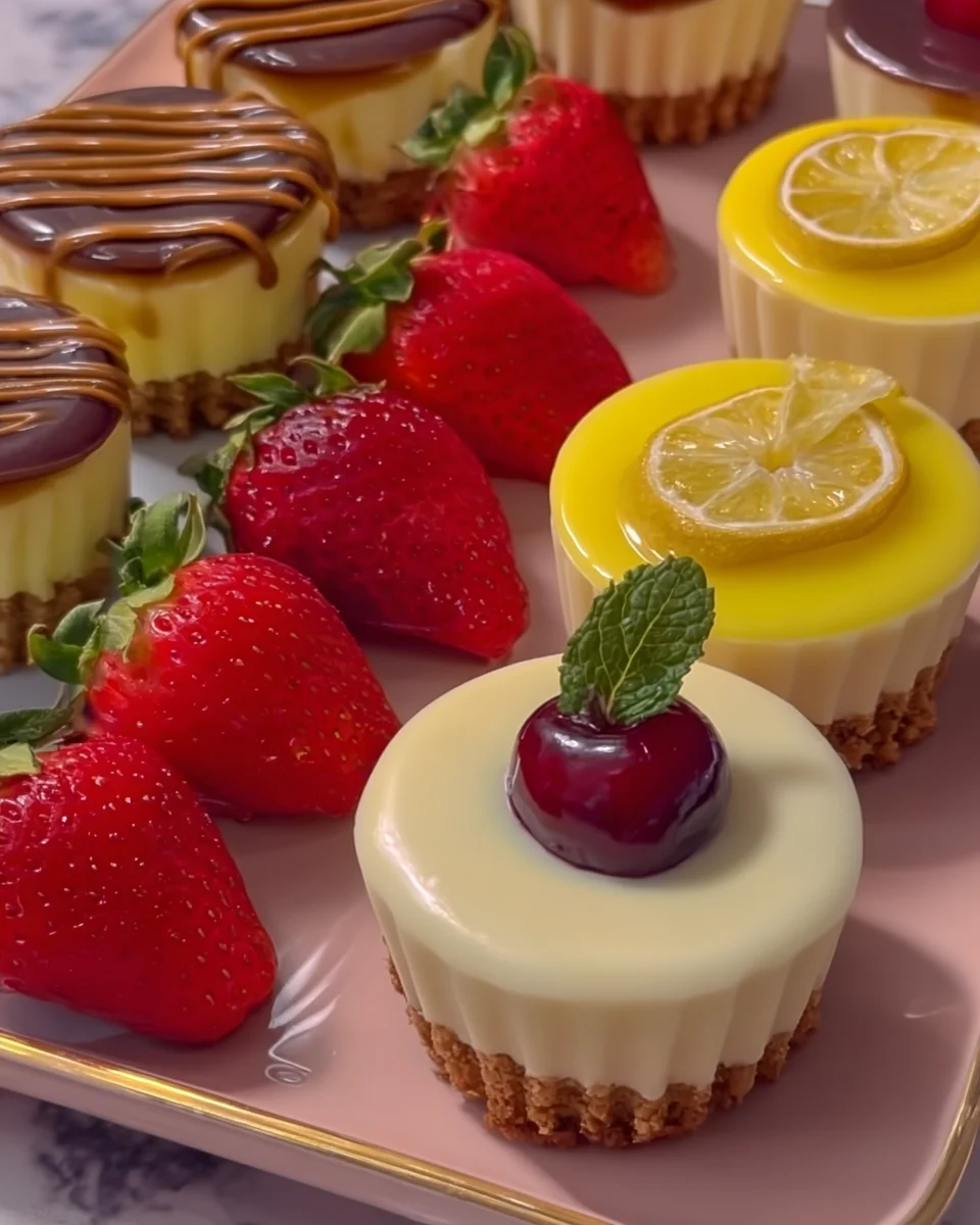 Mini cheesecakes (basisrecept) Mini