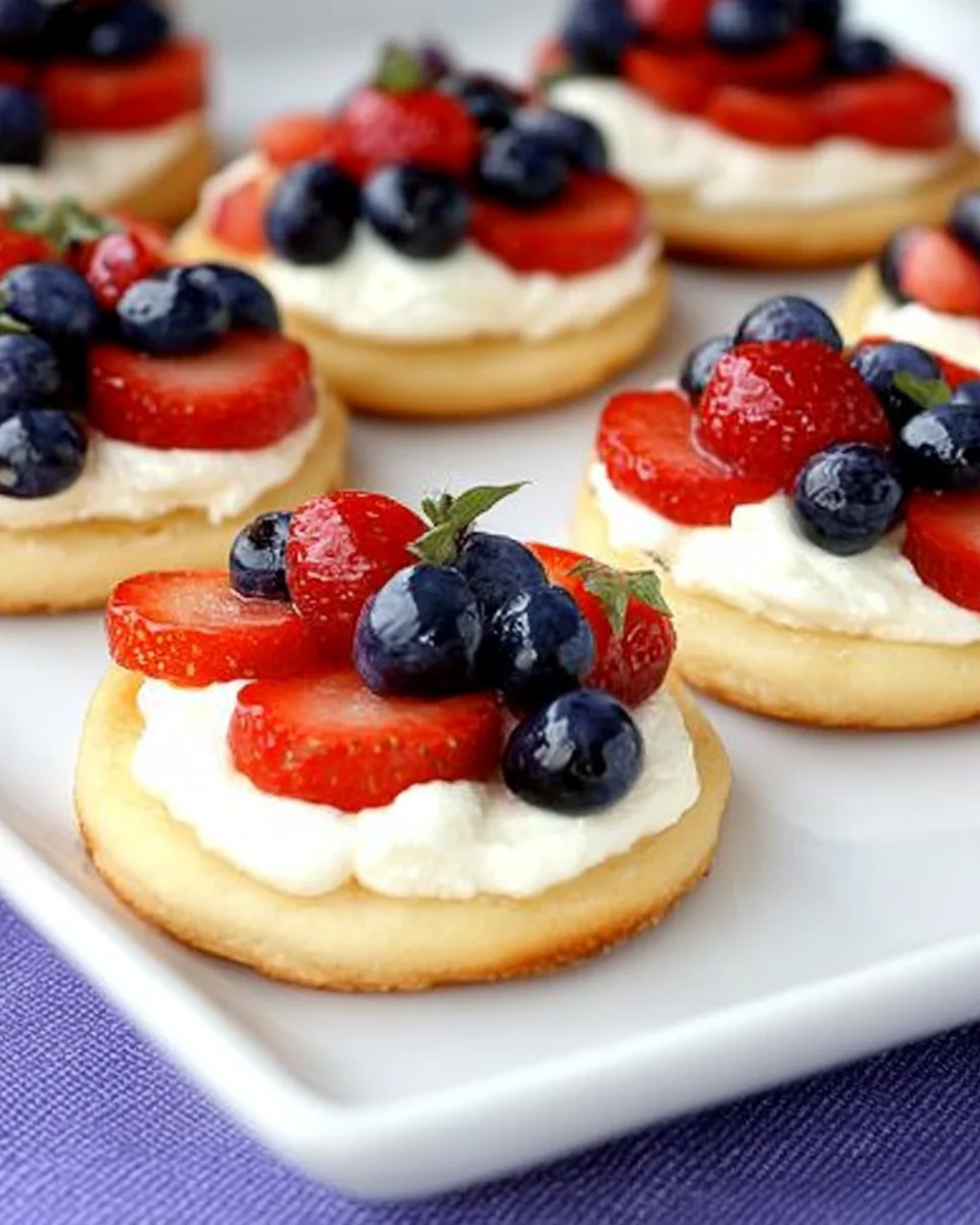 Mini Fruit Pizzas Mini