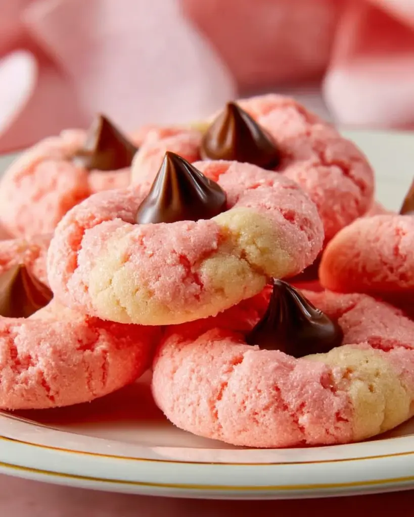 Strawberry Kiss Cookies
