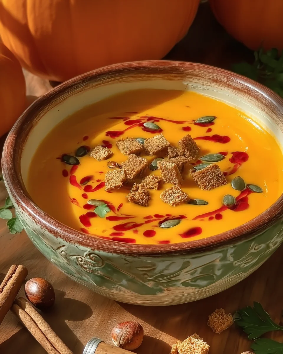 Autumn-Spiced Roasted Pumpkin Soup Autumn-Spiced