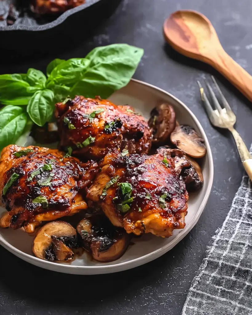 Balsamic Chicken Thighs Balsamic Chicken Thighs