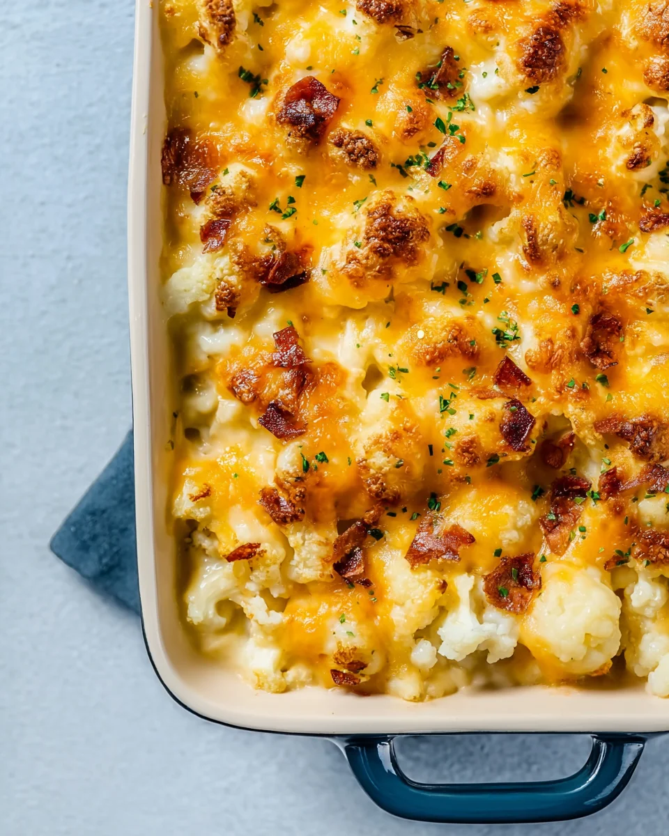 Cheesy Cauliflower Bake Cheesy