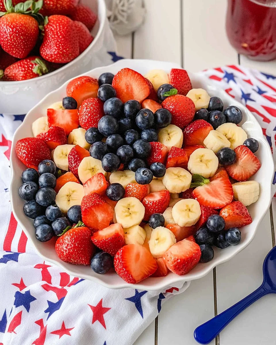 4th of July Fruit Salad 4th