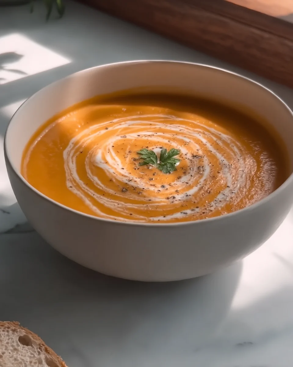 Creamy Roasted Veggie Soup Creamy