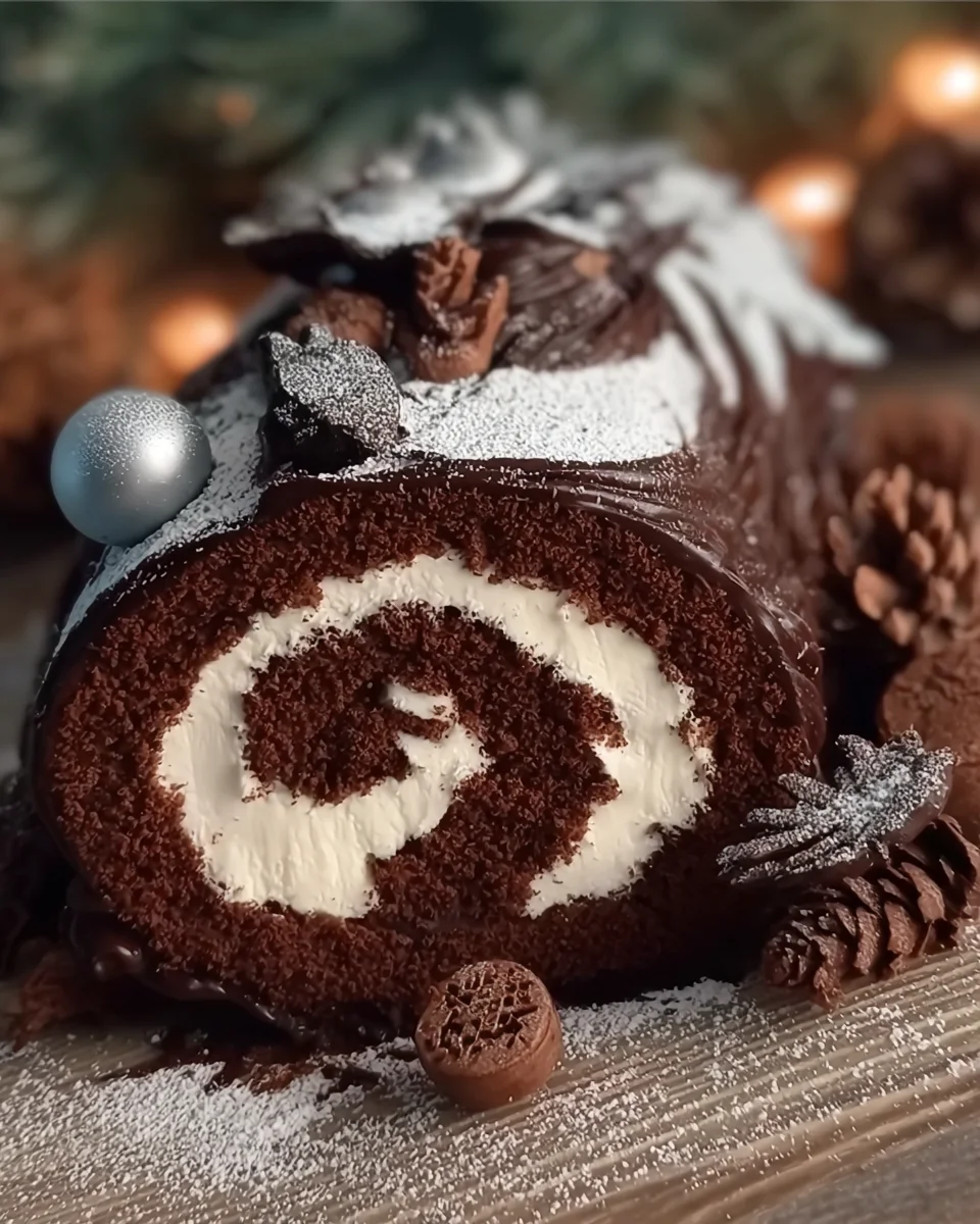 Gluten-Free Yule Log Cake Gluten-Free Yule Log Cake