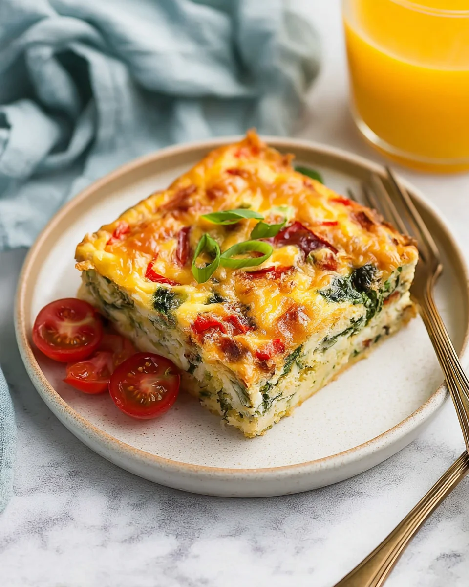 Healthy Cottage Cheese Egg Bake Healthy