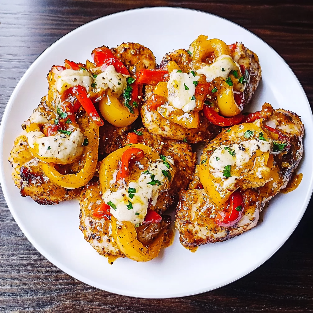 Cajun Chicken with Bell Peppers