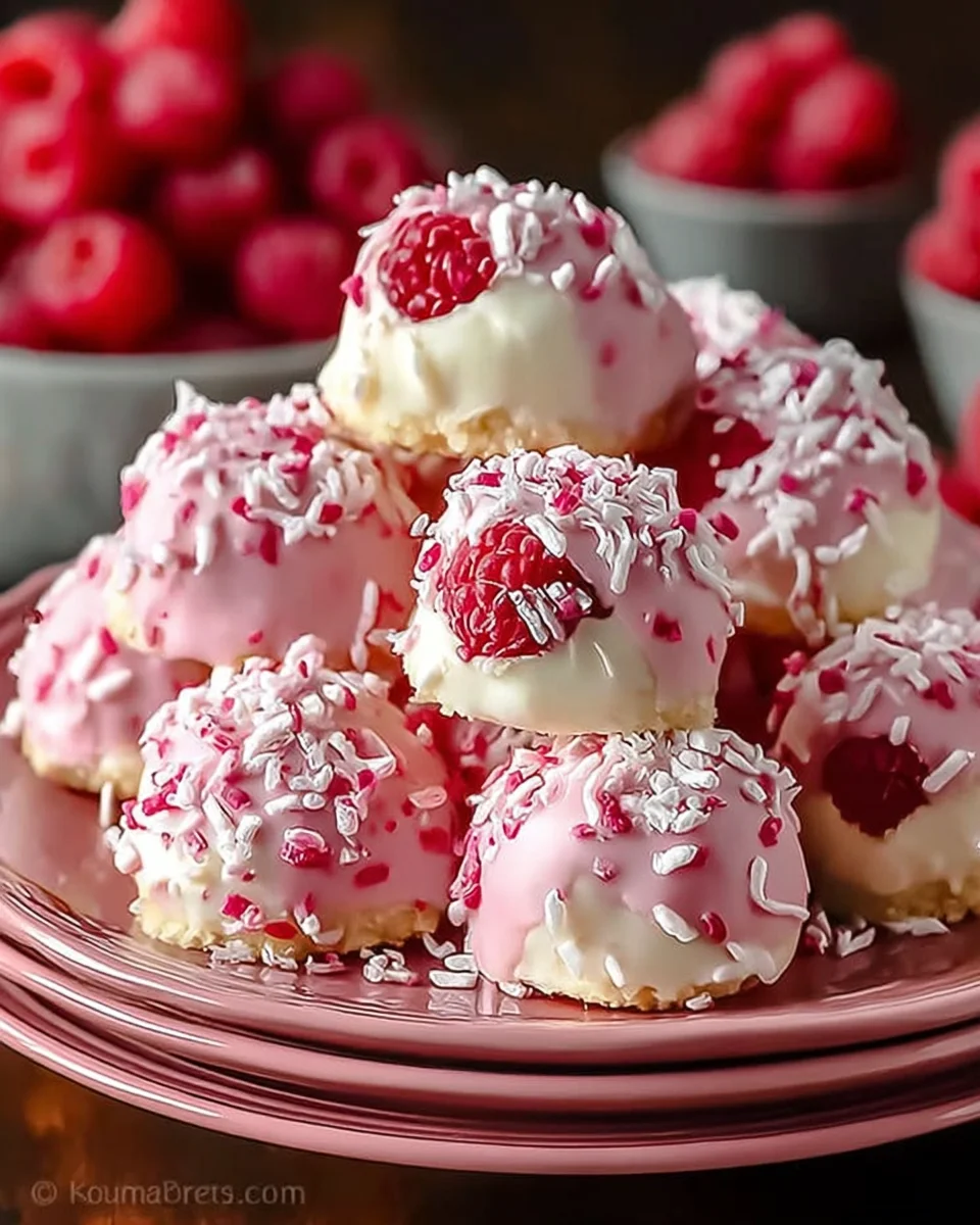 Raspberry Cream Cheese Bites Raspberry