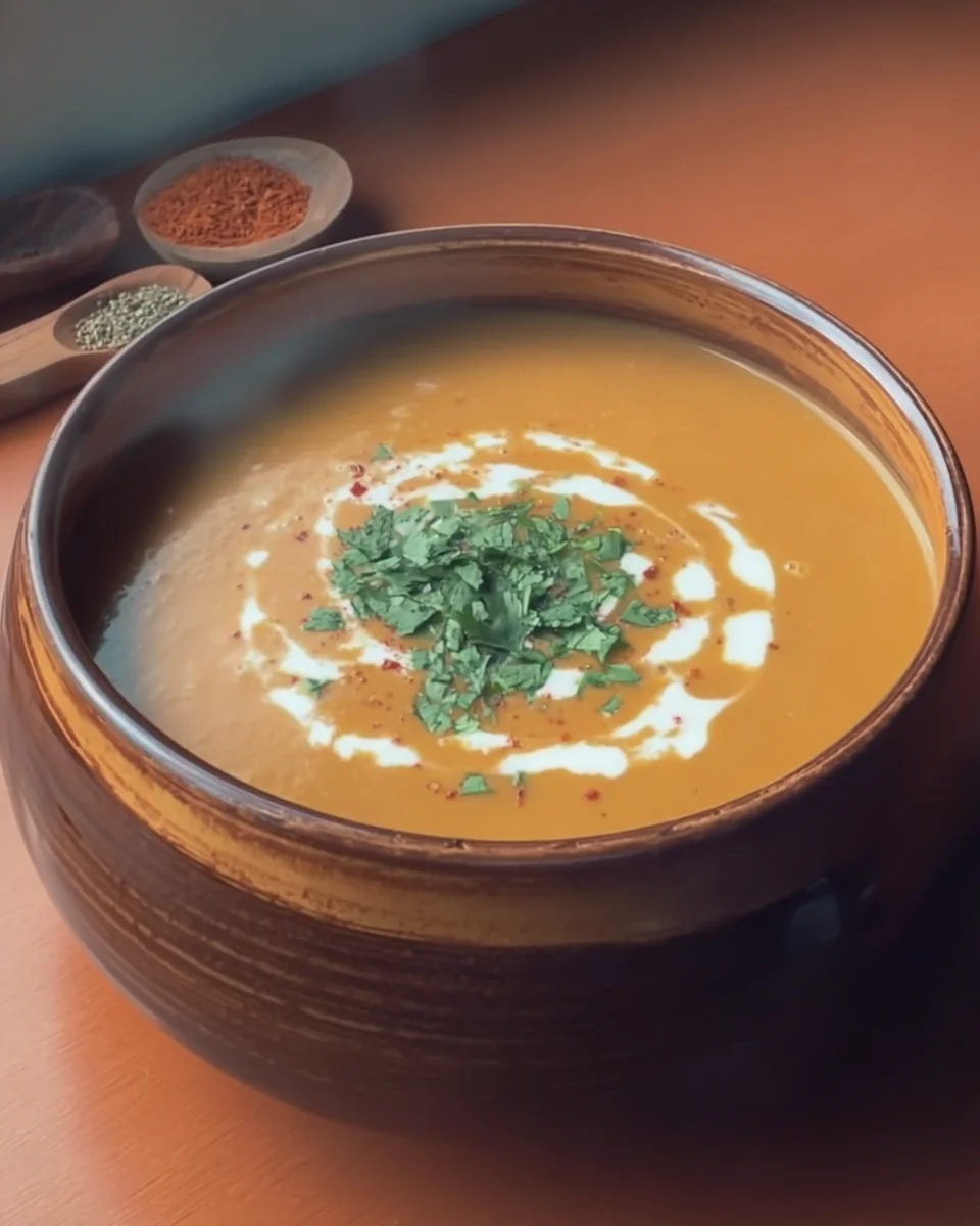 Iron-fortified Pumpkin Coconut Soup Iron-fortified