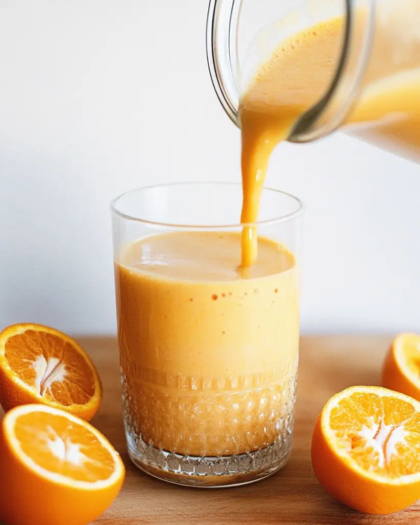 4-Ingredient Orange Creamsicle Smoothie 4-Ingredient Orange Creamsicle Smoothie