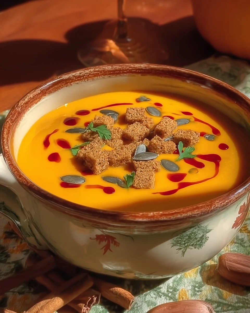 Autumn-Spiced Roasted Pumpkin Soup Autumn-Spiced