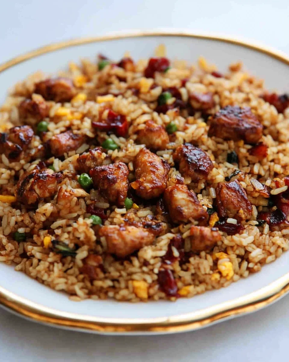 Japanese BBQ Chicken Fried Rice Extravaganza Japanese