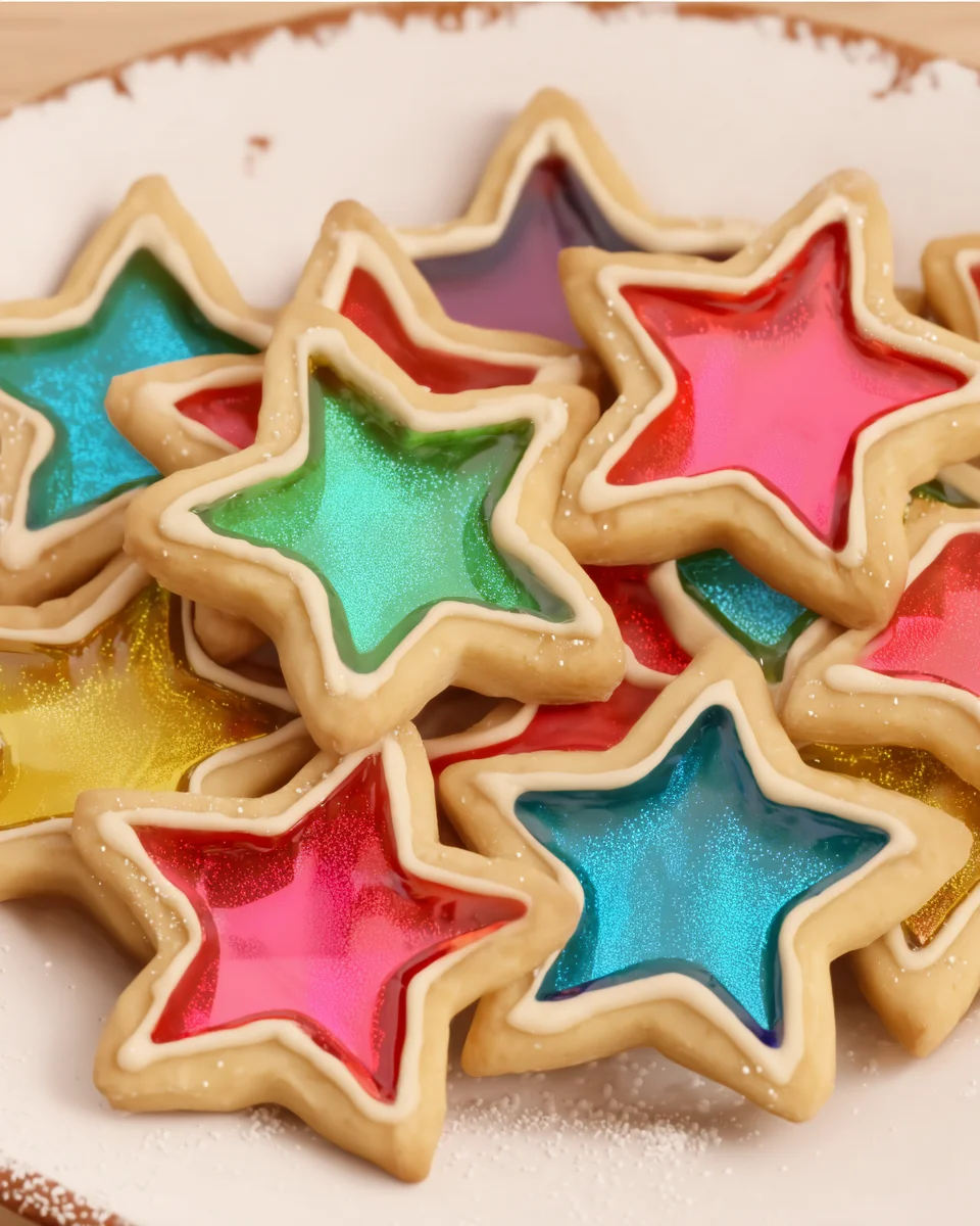 Stained Glass Cookies Stained