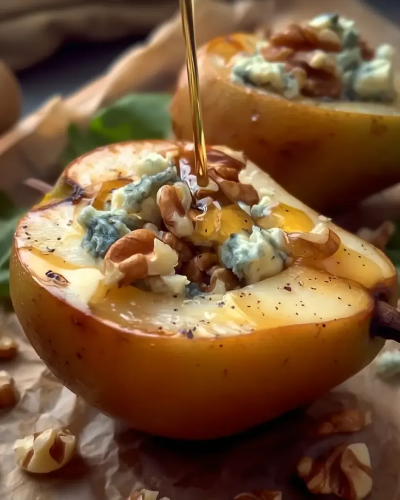 Blue Cheese Stuffed Pears