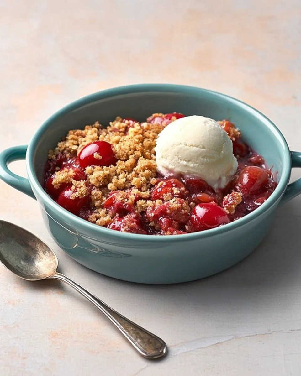 Cherry Crisp Recipe Cherry