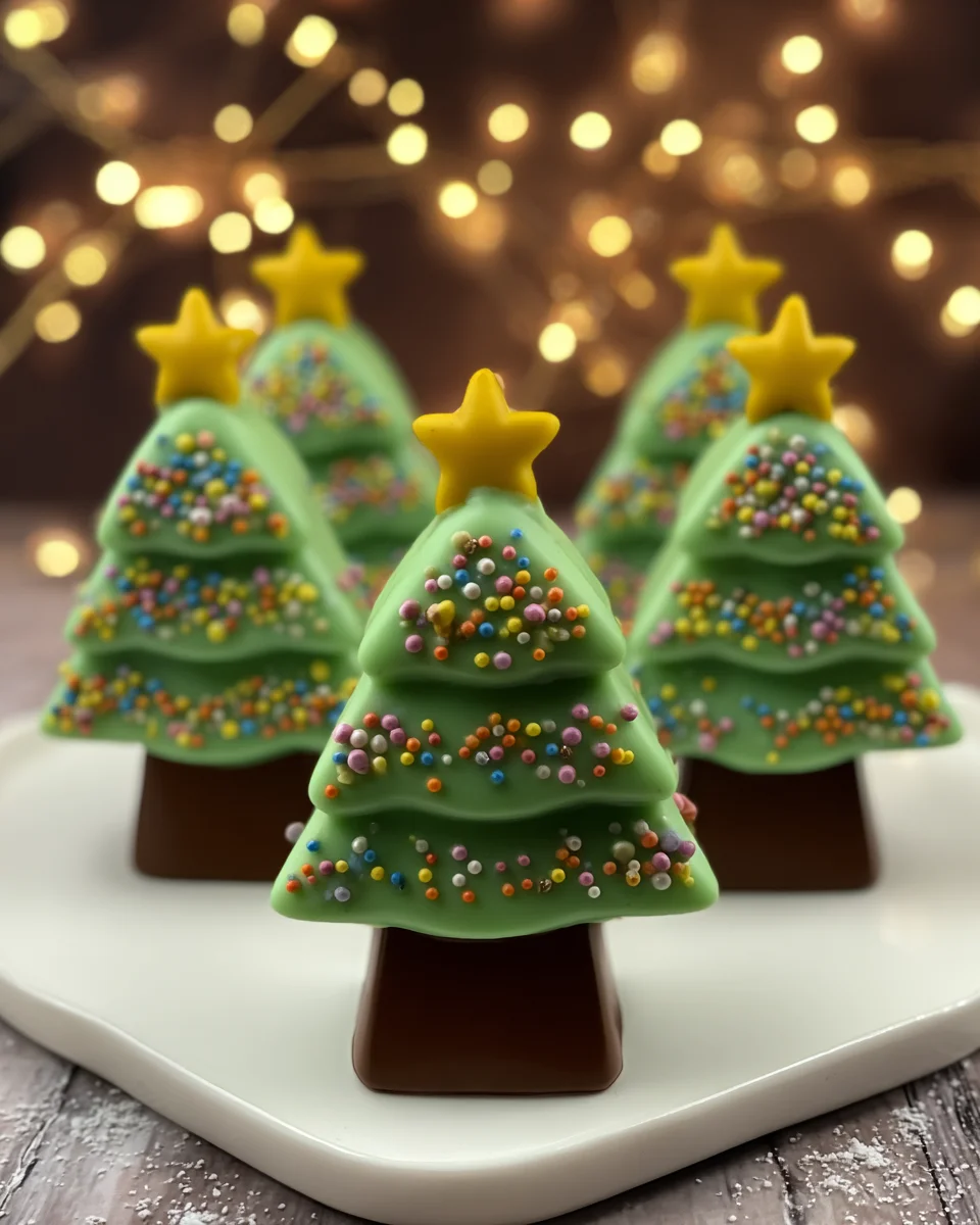 Chocolate Christmas trees Chocolate
