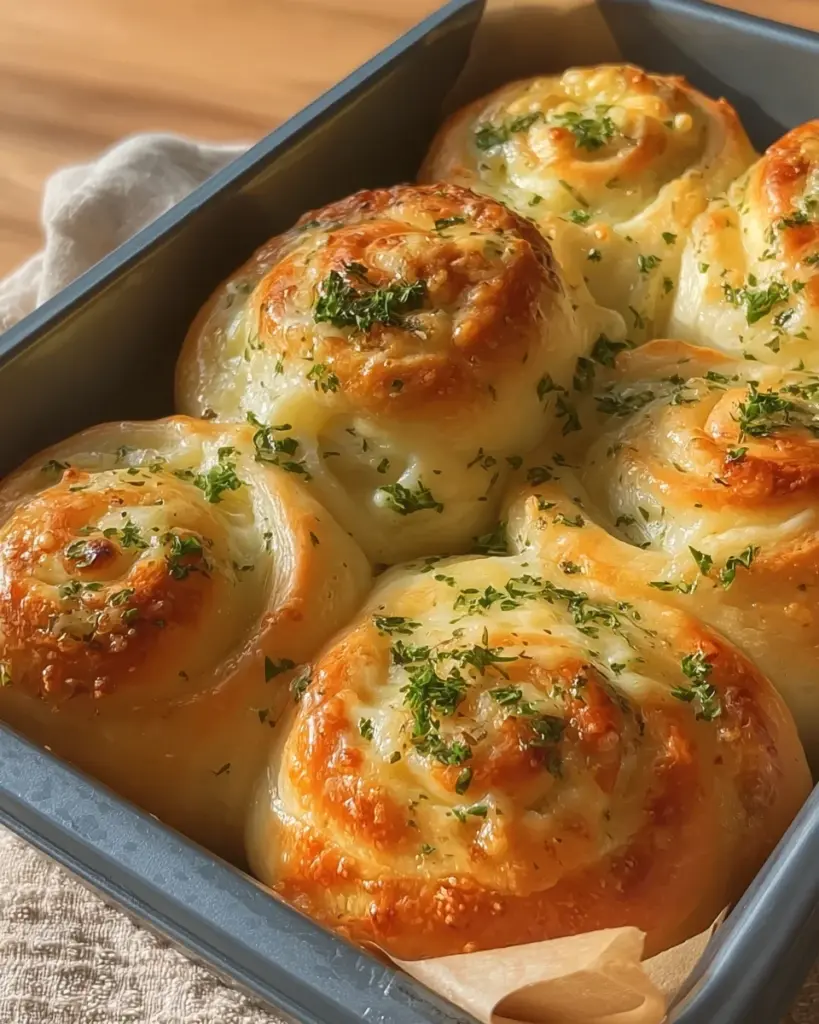 Cheesy Garlic Pull-Apart Rolls Cheesy Garlic Pull-Apart Rolls