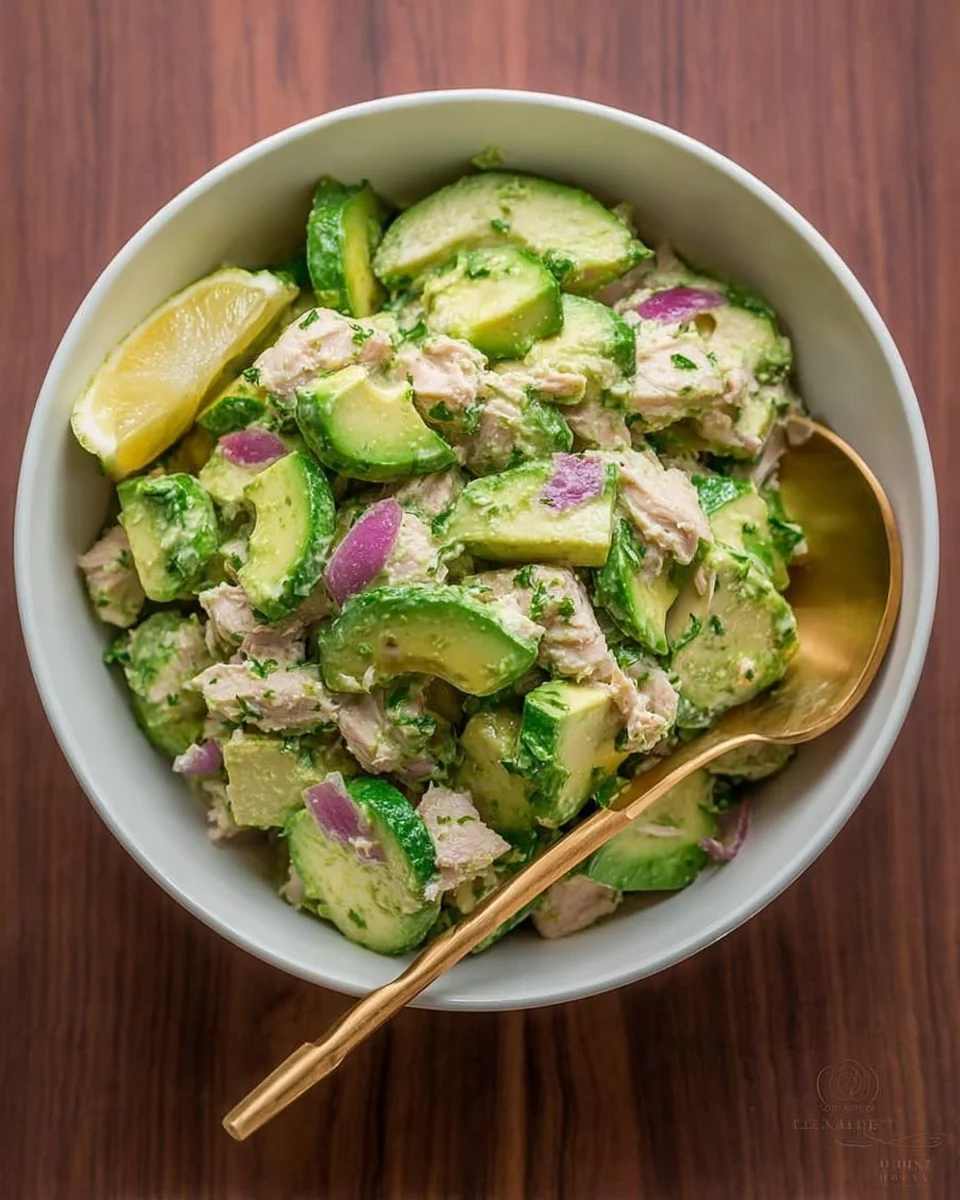 Avocado Tuna Salad Avocado