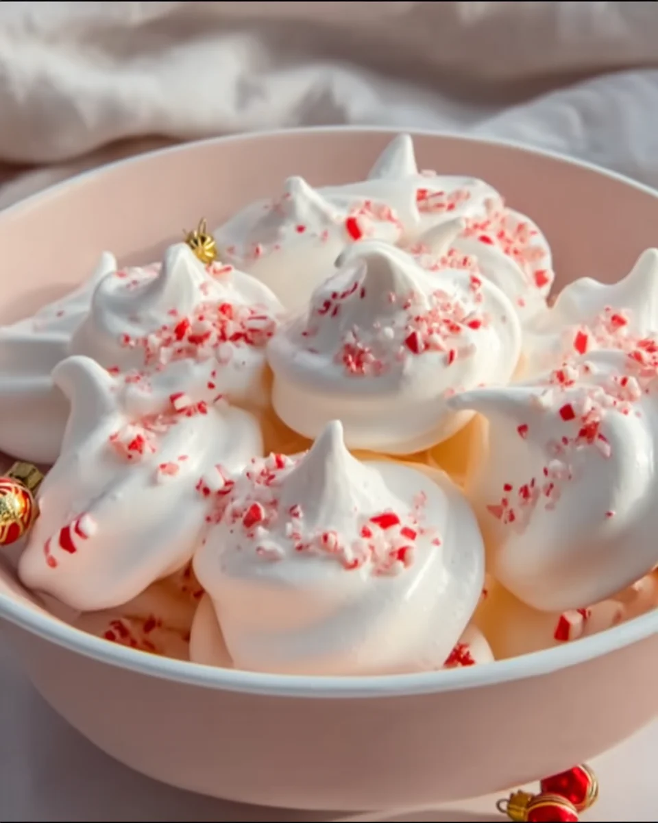 Peppermint Meringues Peppermint