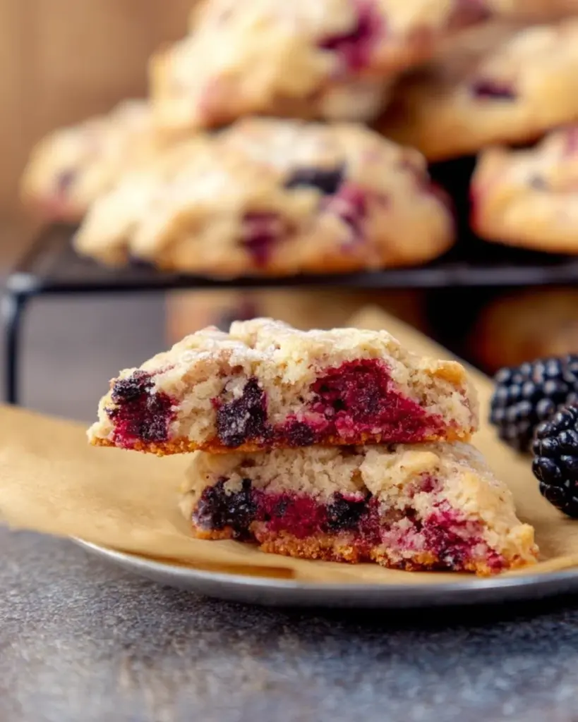 Blackberry Muffin Cookies