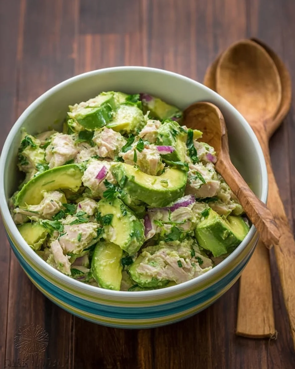 Avocado Tuna Salad Avocado