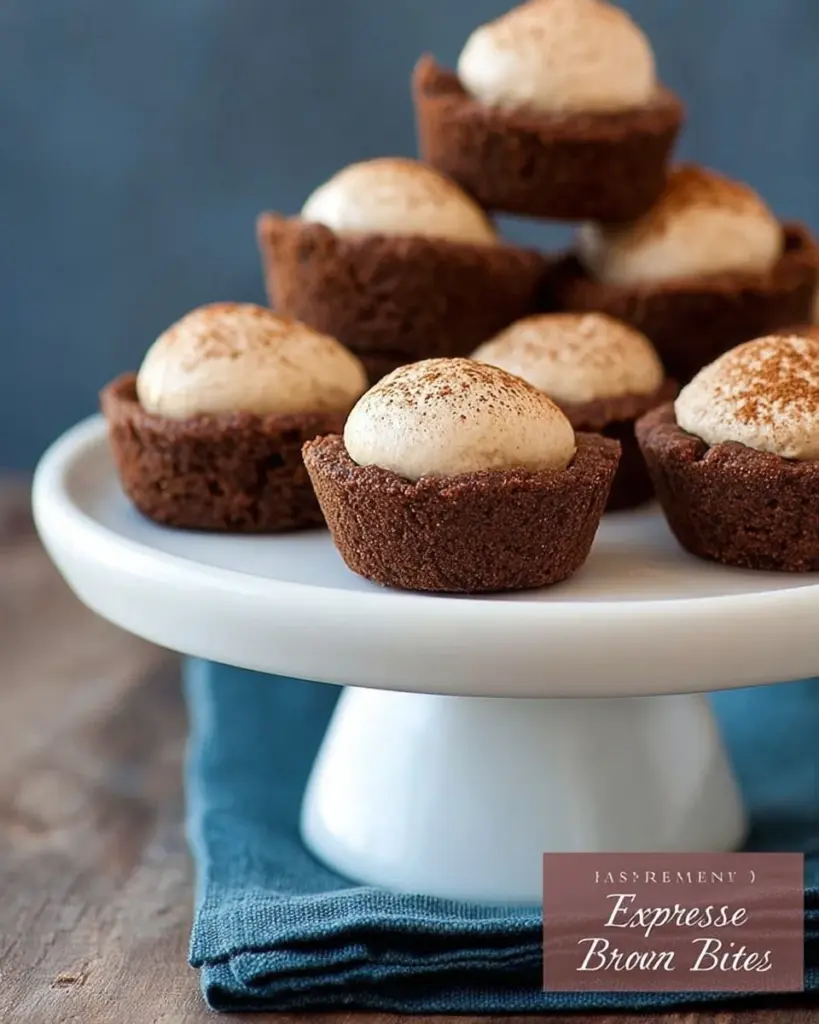 Espresso Brownie Bites Espresso Brownie Bites