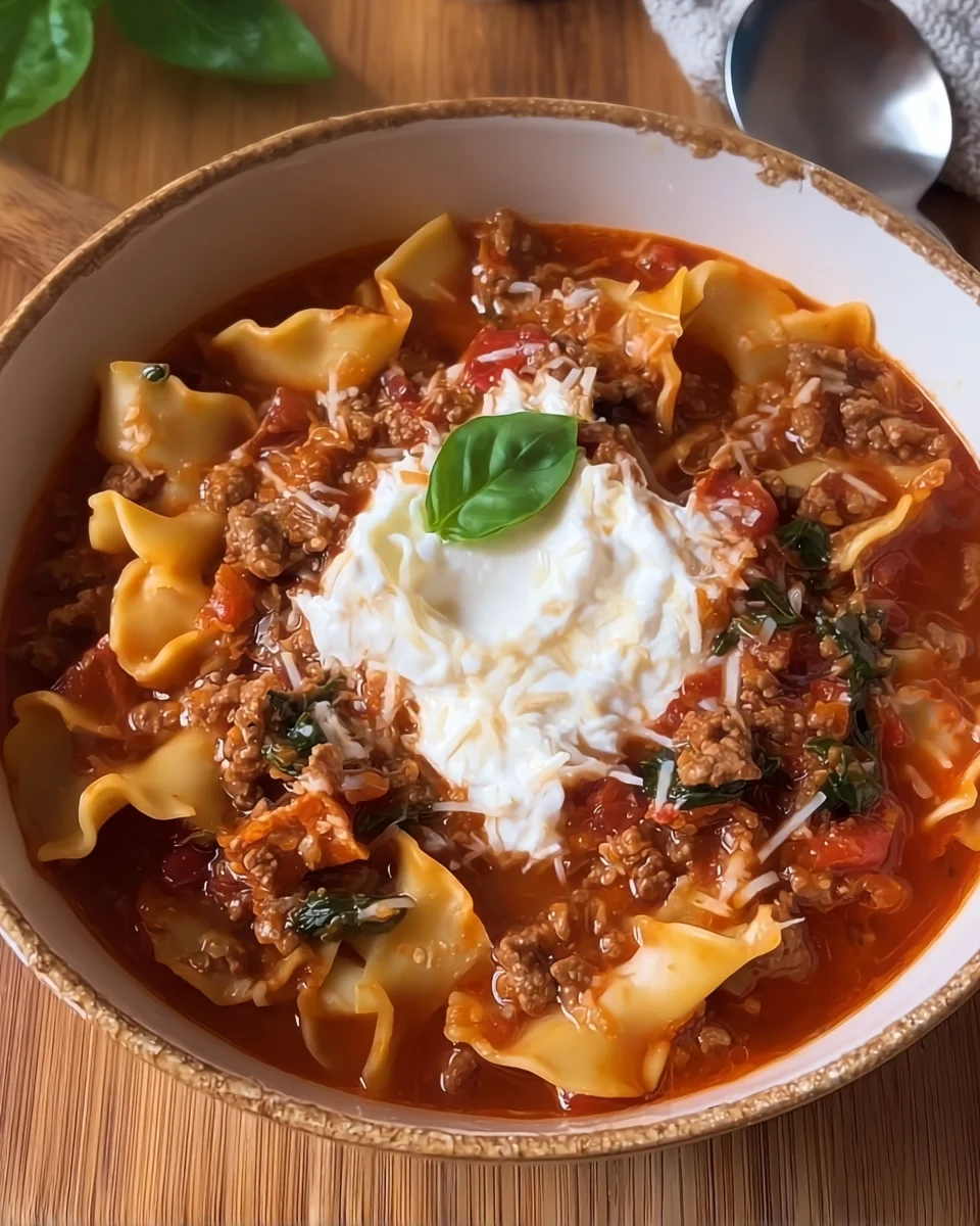 One-Pot Lasagna Soup One-Pot