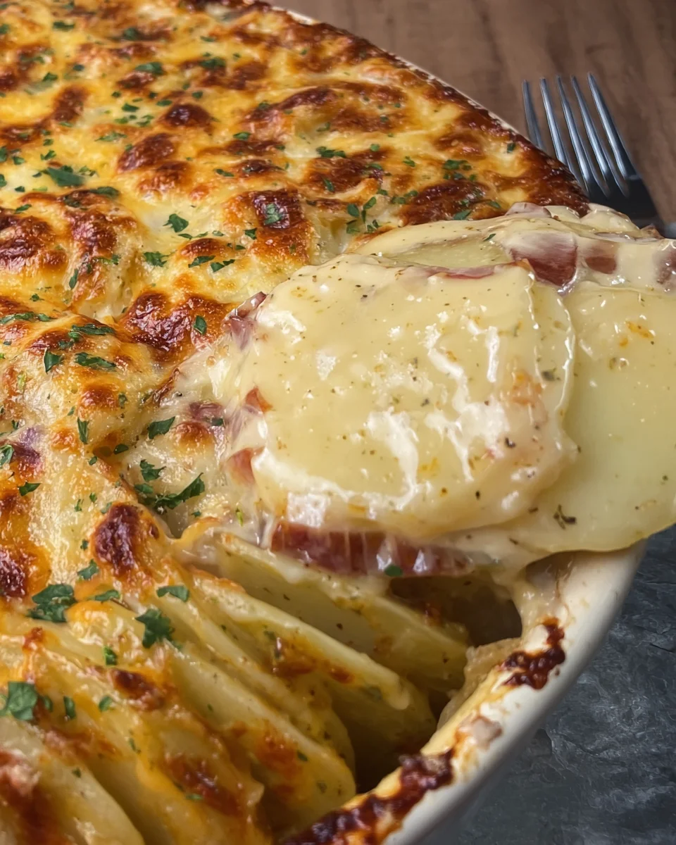 Scalloped Potatoes With layers Scalloped
