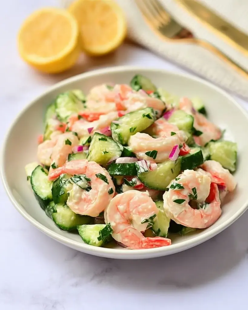 Cucumber Shrimp Salad Cucumber Shrimp Salad